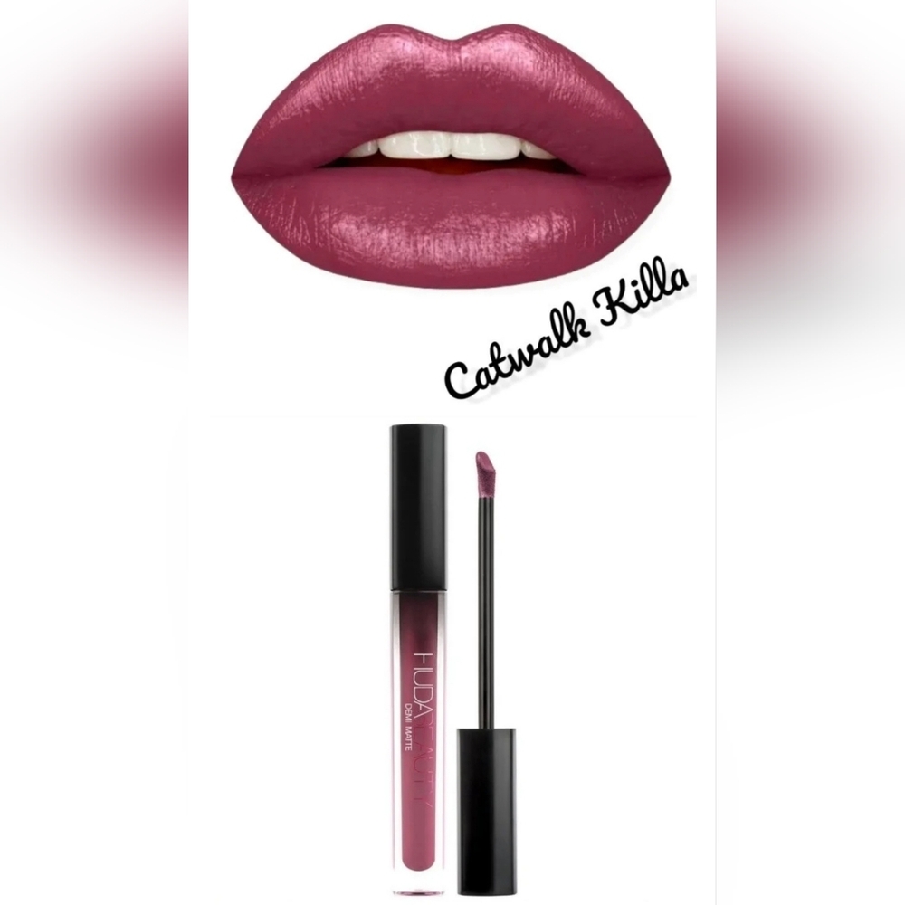 HUDA BEAUTY DEMI MATTE CREAM LIPSTICK | Catwalk Killa | NIB | DISC.